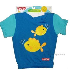 Boys Rash Guard Sea Buddy Sun Shirt Top Bathing Swim Suit Fish Sizzlin Cool